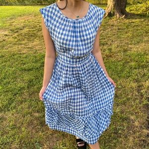 1950s gingham dress